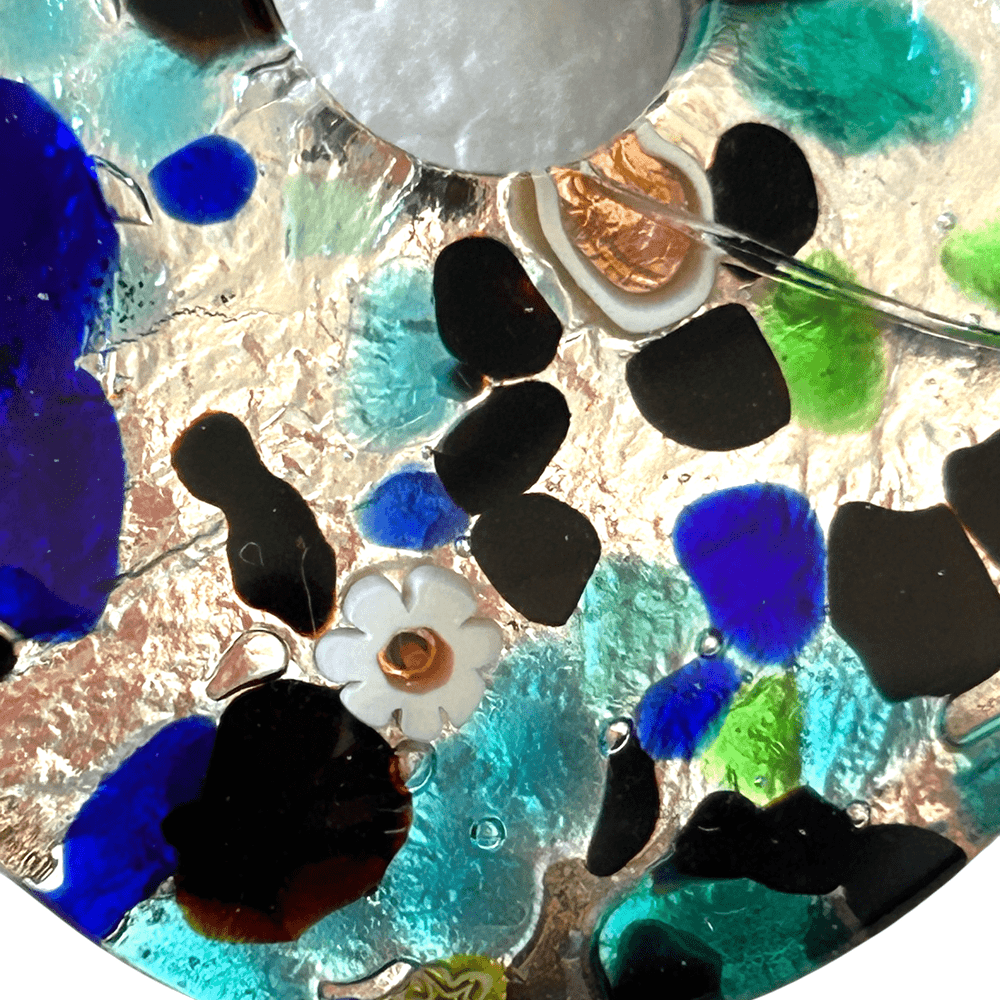 Anello della Trama Viva - Talismano in Vetro di Murano rjthw8-is