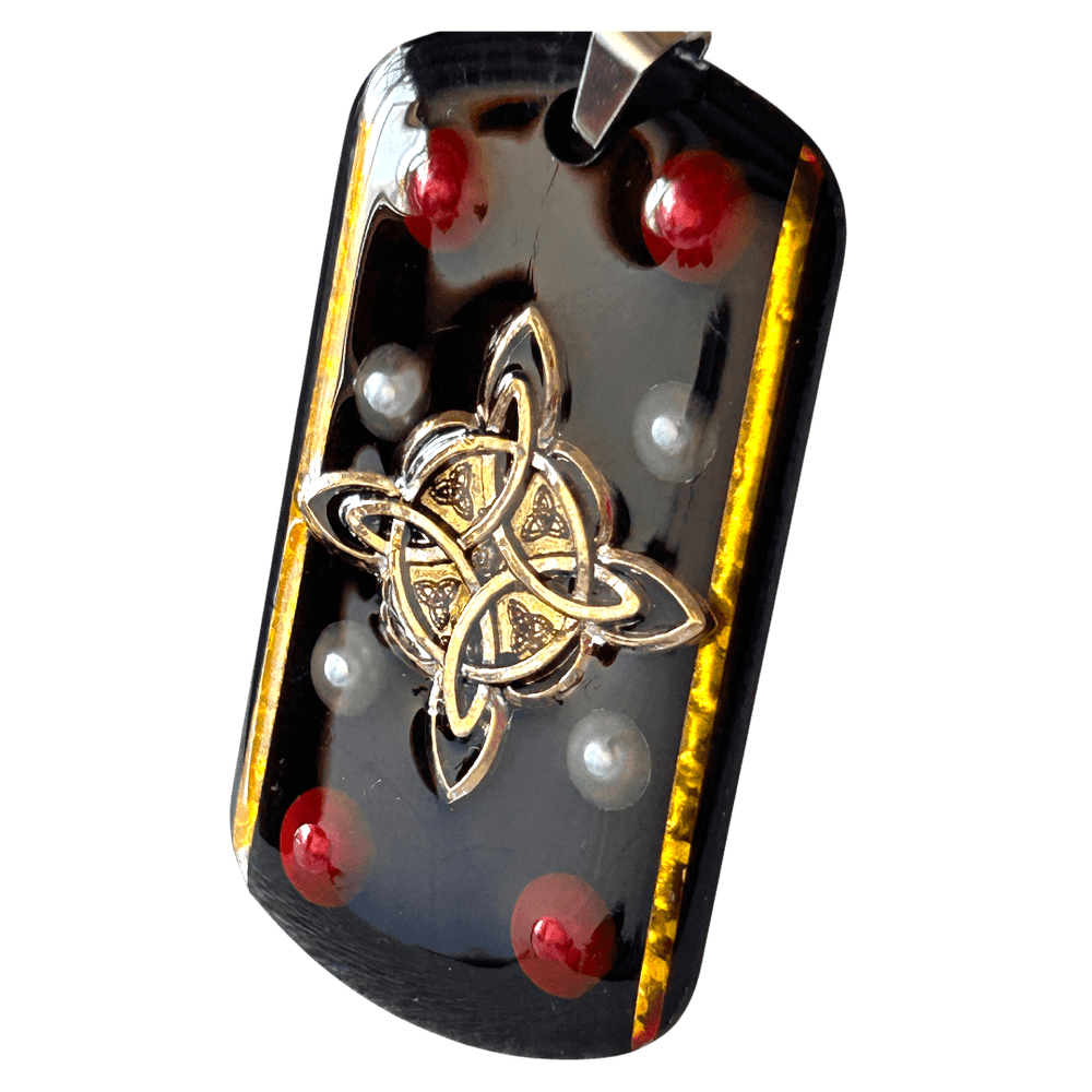 Pendente Simbolo Celtico Artigianale con icisione personalizzata | Anima Celtica rjthw8-is