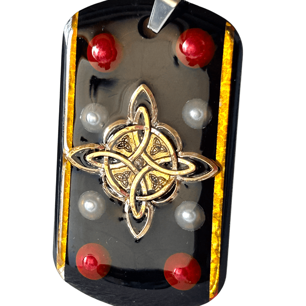 Pendente Simbolo Celtico Artigianale con icisione personalizzata | Anima Celtica rjthw8-is