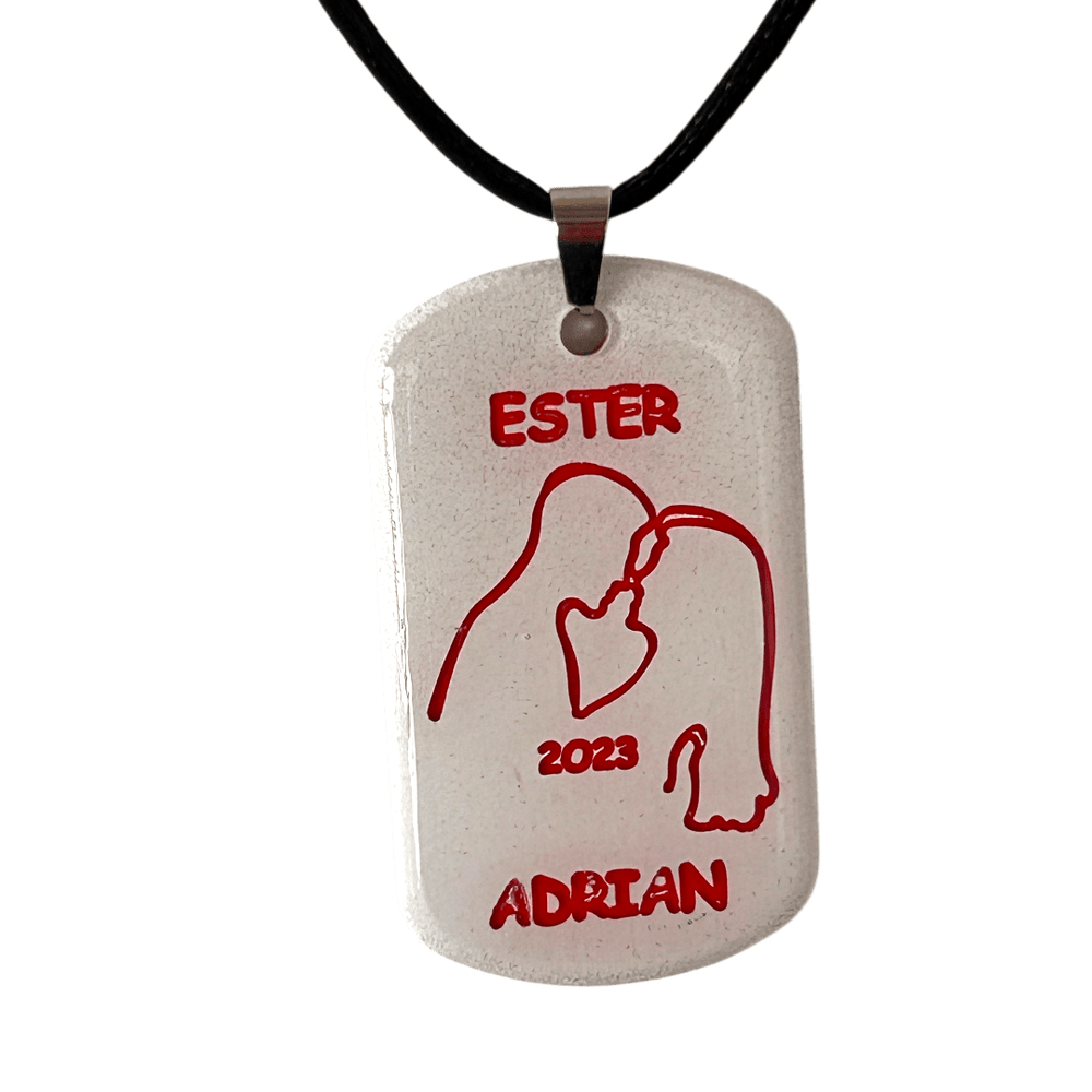 Pendente Uniti per Sempre Personalizzato - Bianco Purezza | Un nuovo inizio rjthw8-is