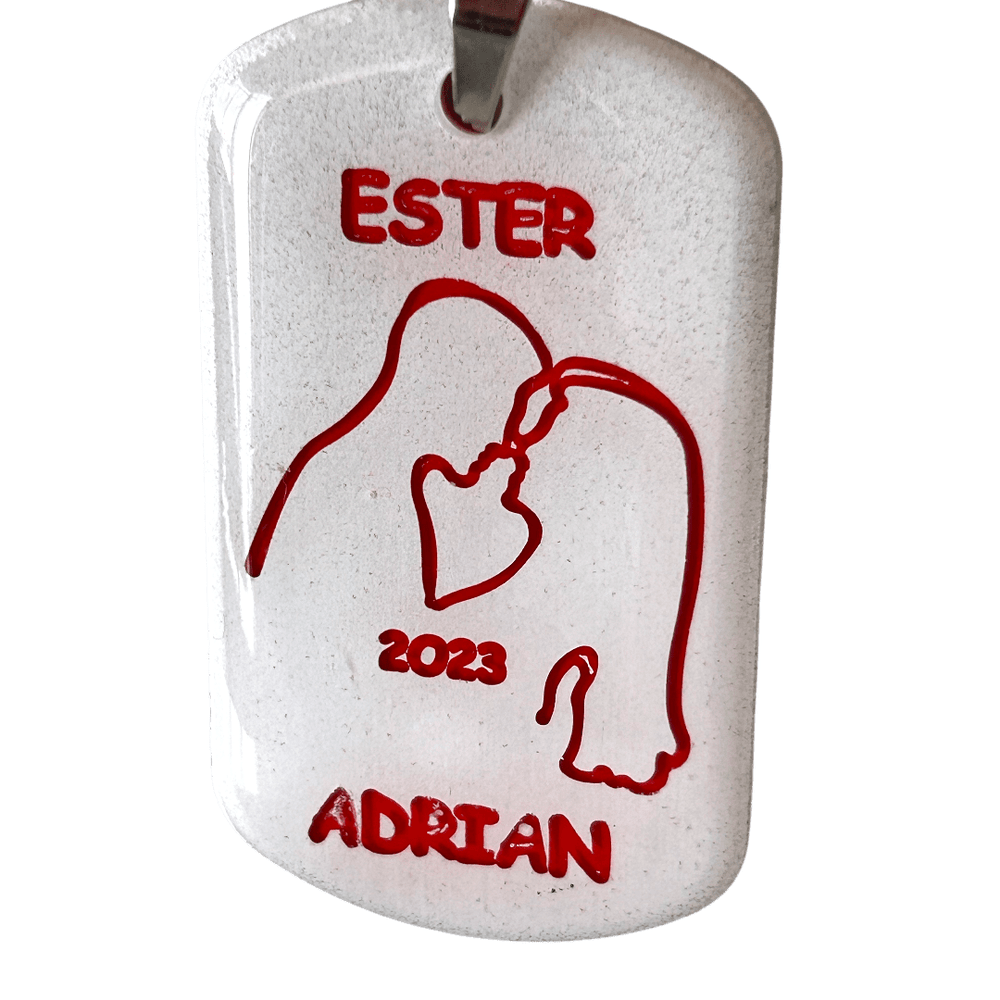 Pendente Uniti per Sempre Personalizzato - Bianco Purezza | Un nuovo inizio rjthw8-is