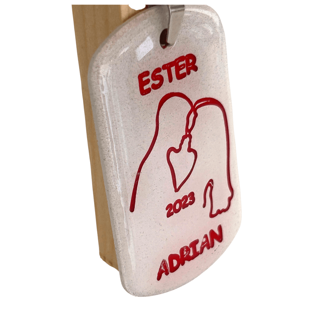 Pendente Uniti per Sempre Personalizzato - Bianco Purezza | Un nuovo inizio rjthw8-is