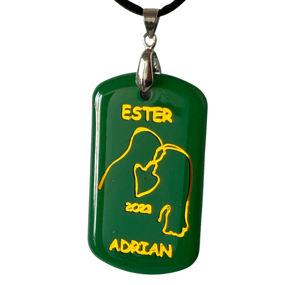 Pendente Uniti per Sempre Personalizzato - Verde Equilibrio | Connessione e stabilitá rjthw8-is
