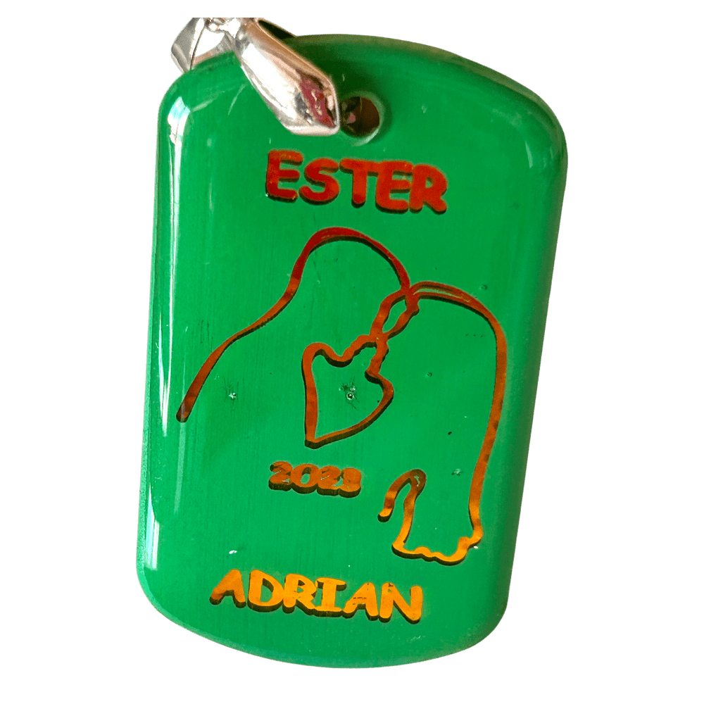 Pendente Uniti per Sempre Personalizzato - Verde Equilibrio | Connessione e stabilitá rjthw8-is