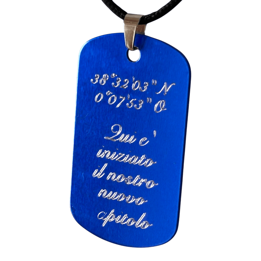 Pendente Coordinate del Cuore - Benidorm personalizzabile rjthw8-is