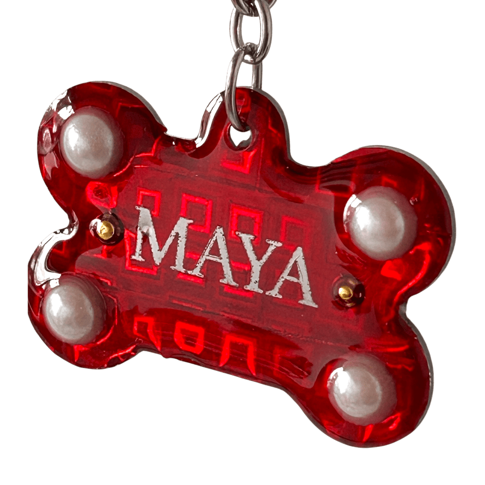 Medaglietta Identificativa Cani - Collezione Fashion Pet - Rubino rjthw8-is