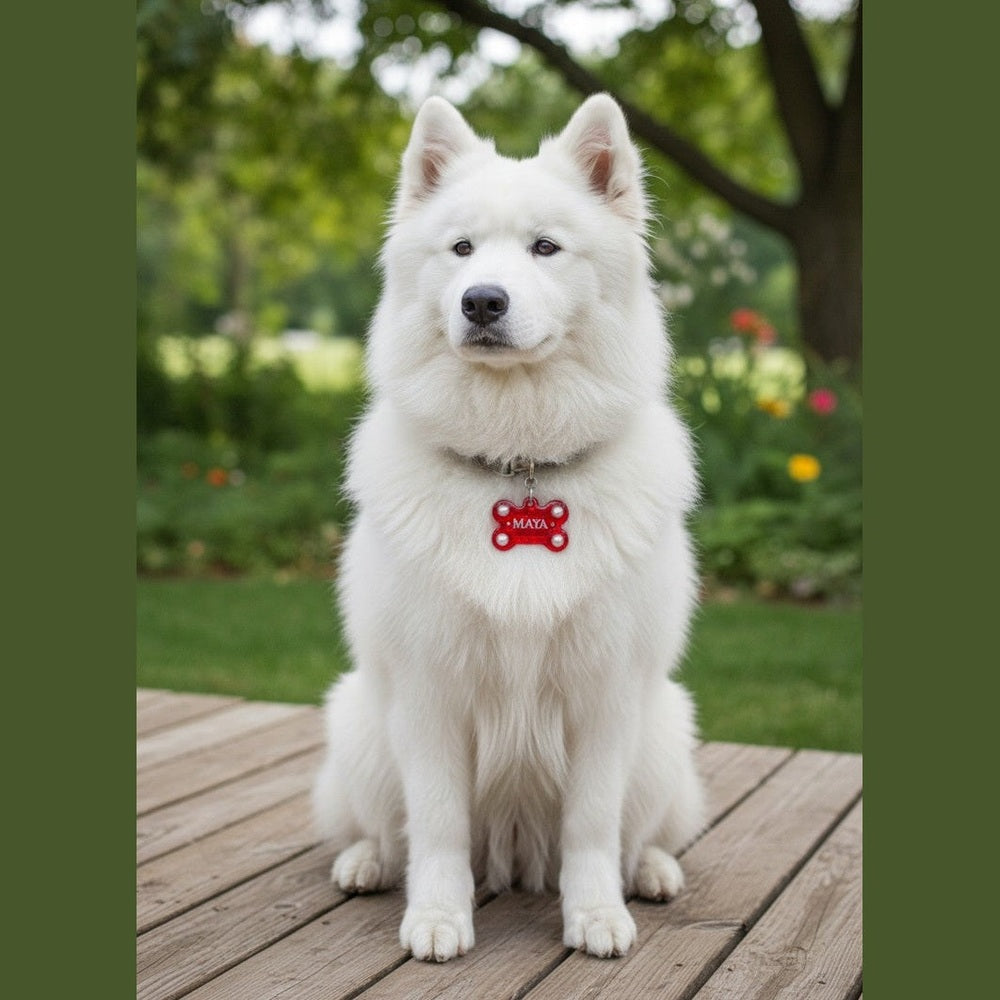 Medaglietta Identificativa Cani - Collezione Fashion Pet - Rubino rjthw8-is