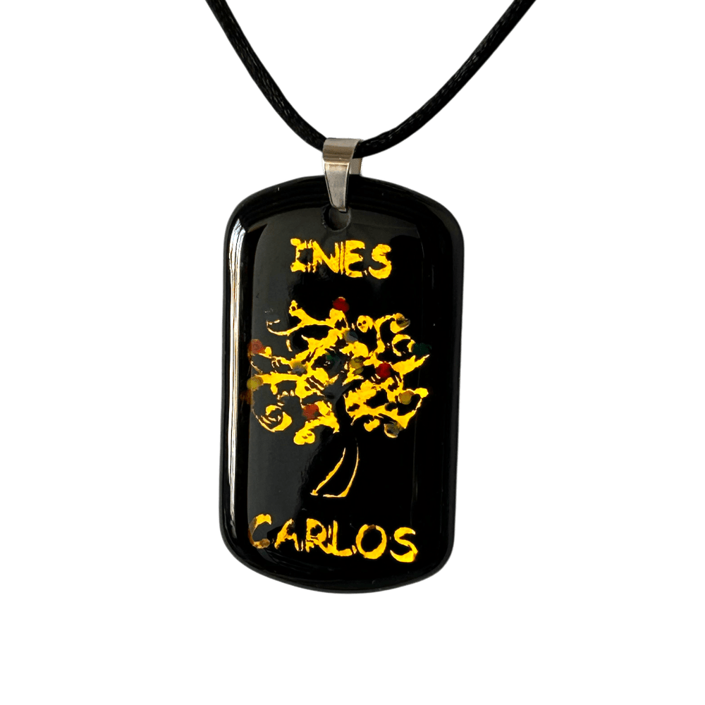 Pendente Albero della Vita artigianale con incisione personalizzata - mod. D rjthw8-is