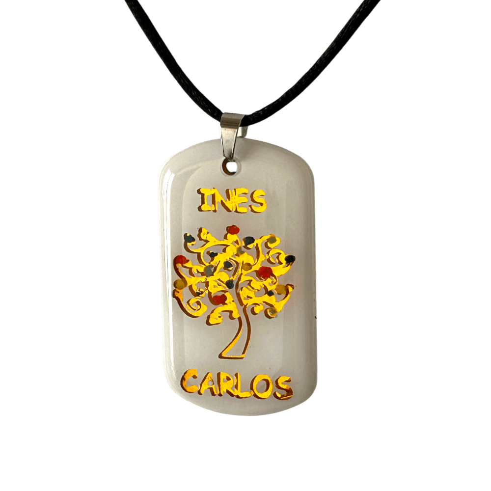 Pendente Albero della Vita artigianale con incisione personalizzata - mod. D rjthw8-is