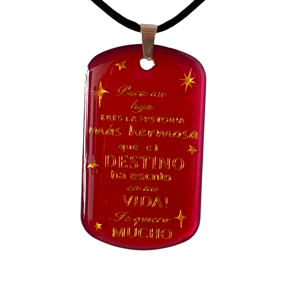 Pendente Messaggio per Figlio o Figlia - con Dedica rjthw8-is