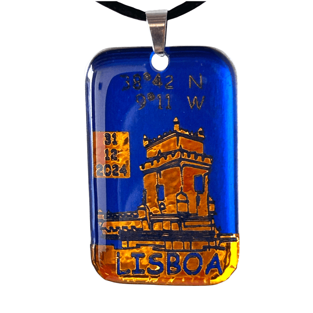 Pendente Coordinate di Vita - Lisbona personalizzabile rjthw8-is