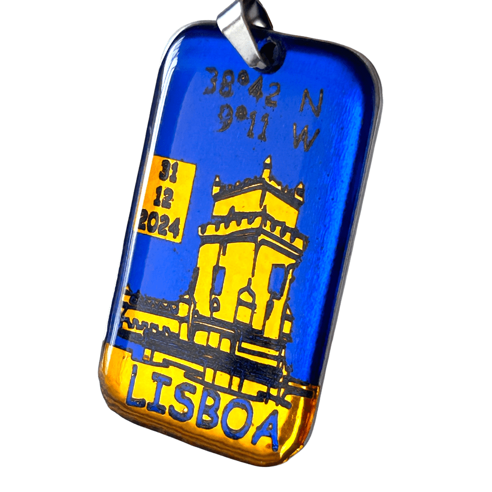 Pendente Coordinate di Vita - Lisbona personalizzabile rjthw8-is