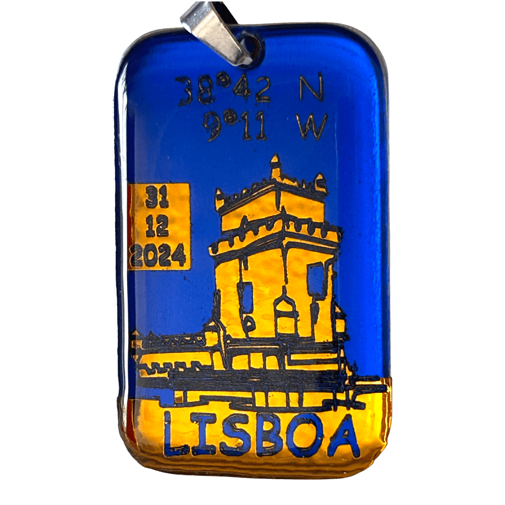 Pendente Coordinate di Vita - Lisbona personalizzabile rjthw8-is