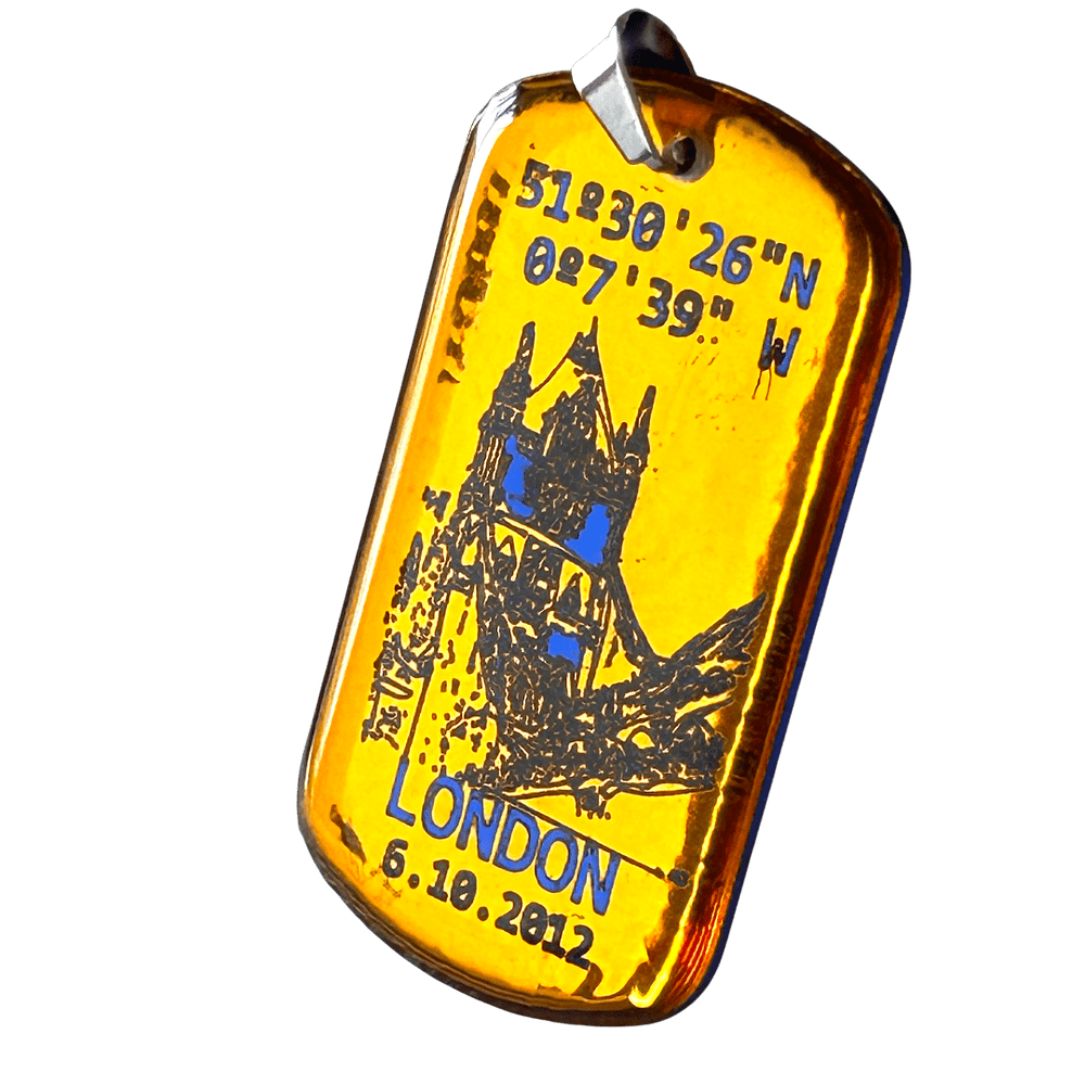 Pendente Coordinate del Cuore - Londra personalizzabile rjthw8-is