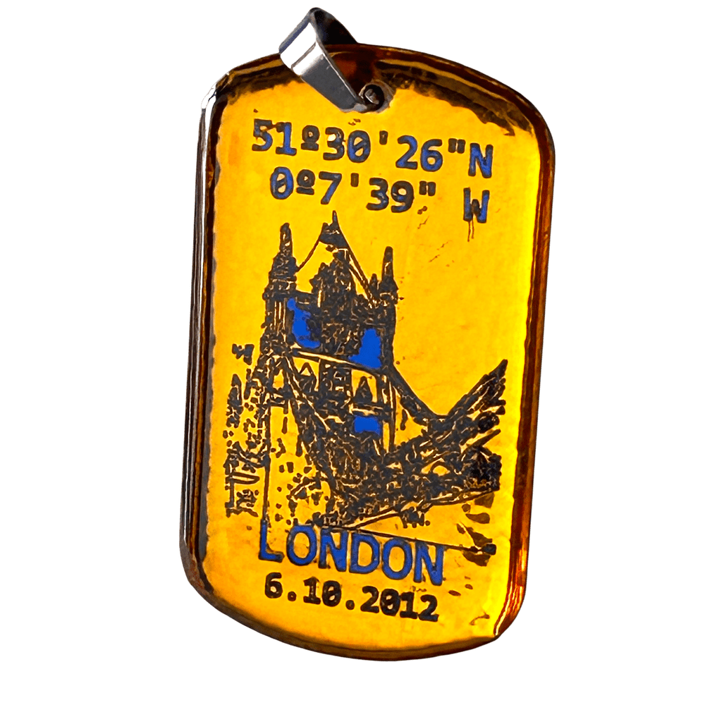 Pendente Coordinate del Cuore - Londra personalizzabile rjthw8-is