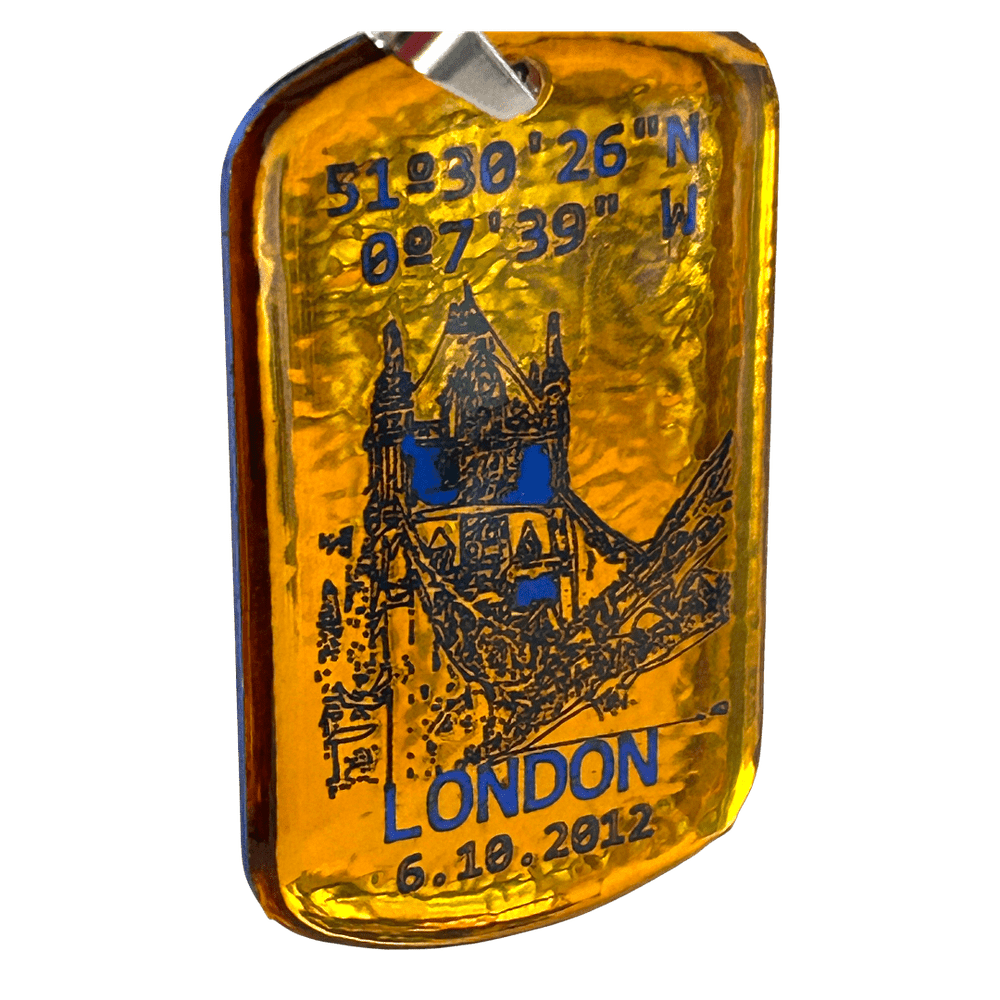 Pendente Coordinate del Cuore - Londra personalizzabile rjthw8-is