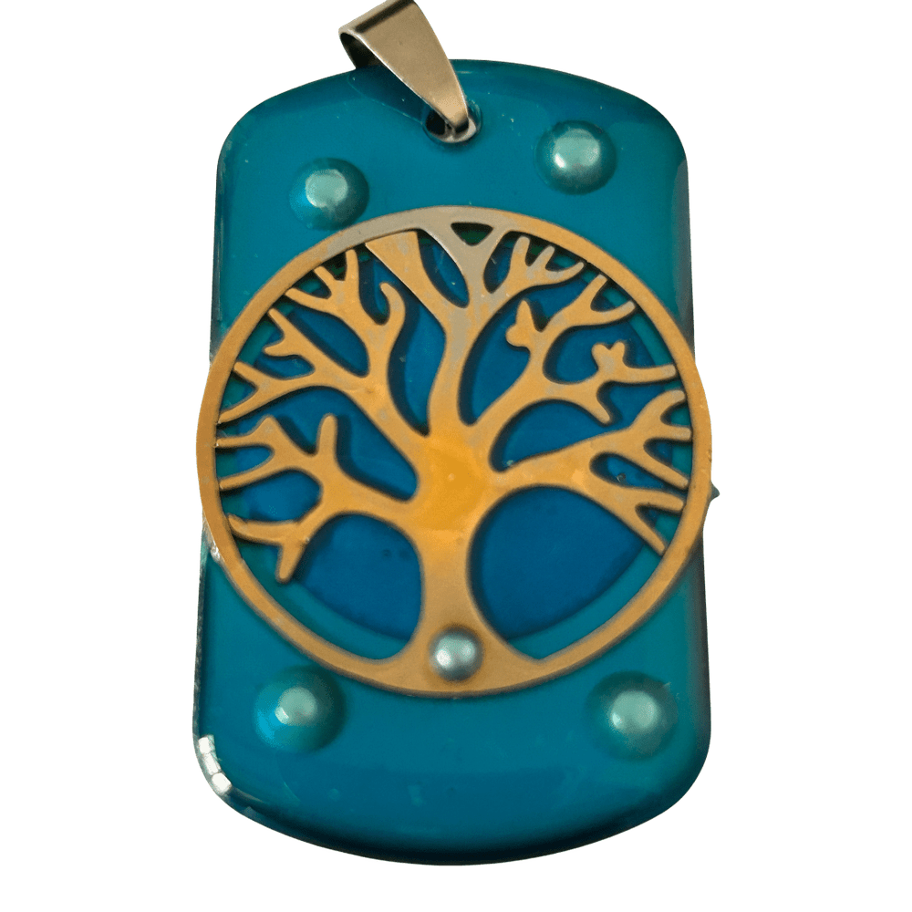 Pendente Albero della Vita - Talismano con incisione rjthw8-is